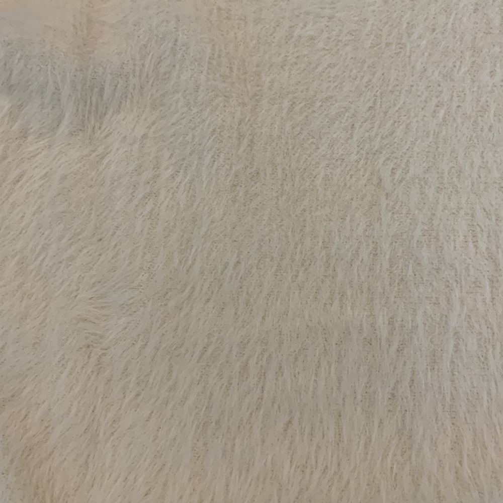 Anthropologie Chenille / Fur Cream Sweater - Picture 3 of 5
